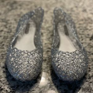 Womens Size 12 glitter flats